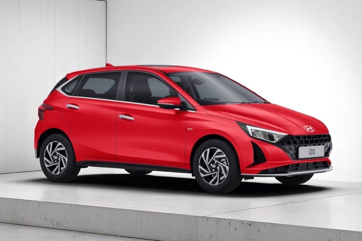 Hyundai I20 Color Fiery Red